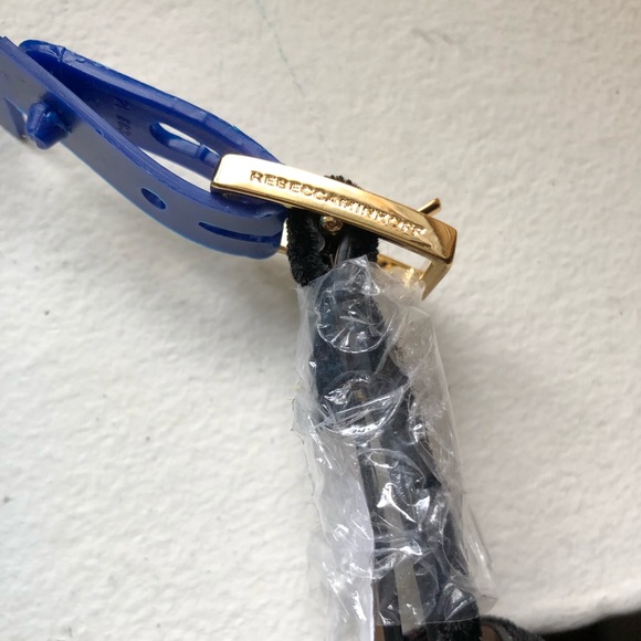 NWT Rebecca Minkoff Liv Velvet Double Wrap Belt - Picture 4 of 6